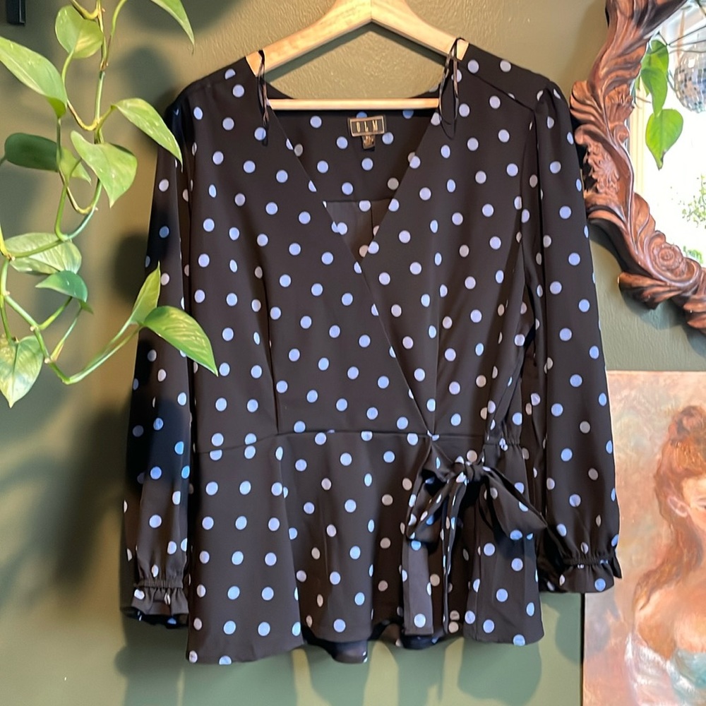 Faux wrap top